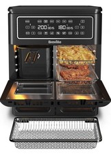 Breville Halo Flexi Digital Dual Air Fryer & Large Mesh Tray, 11L,