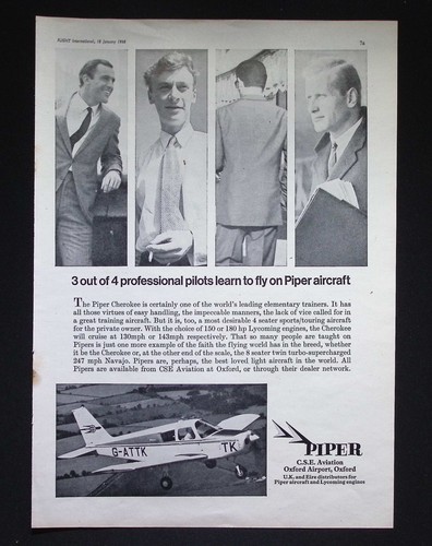 Original 1968 advert piper - 1968,