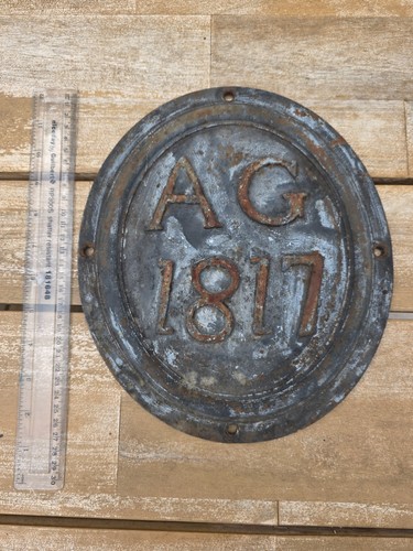 1817 parish boundary marker - 1817,