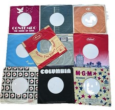 Ten Vintage Record Sleeves, In