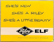 Riley Elf Mk 1 brochure 1961 - #H&E 61100