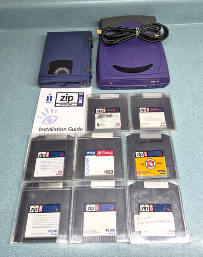 Iomega vintage drive lot - vintage, zip
