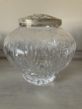 Vintage  Large Cut Glass Posy