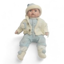 Porcelain Baby Boy Doll Boxed