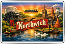 Northwich canal salt bridge - canal,
