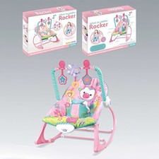 Baby Bouncer Rocker Swing Vibration Chair Soft Soothing Music Infant To Toddler'