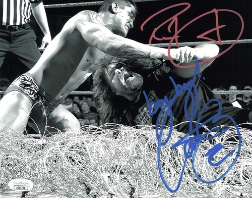 Jsa autographed randy orton - jsa, &