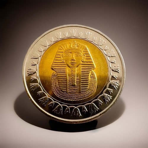 Egyptian one pound coin - pound,