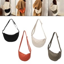 Women Dumpling Bun Purse Shopping Bag Big Capacity Beach Tote Lady Underarm Bags