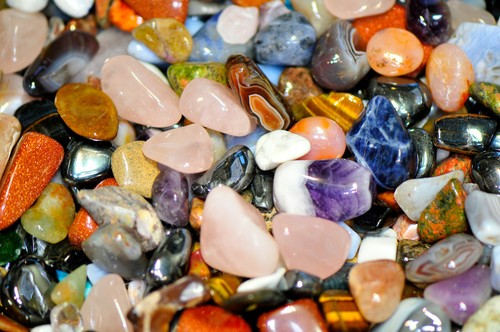 Large tumbled stones - tumbled,