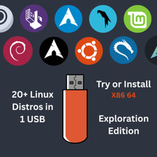 32GB Multi-Boot Linux USB