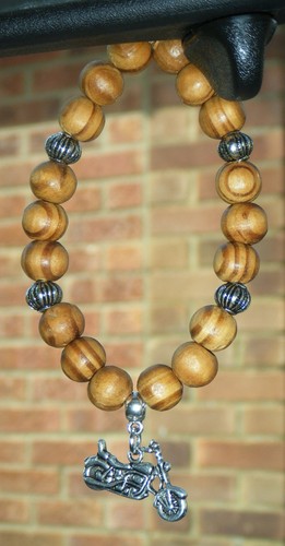 Motorbike pendant in car - motorbike,