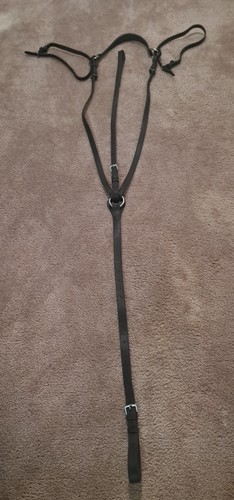 Black leather standing - leather,
