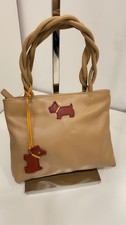 Radley Tan Leather Mini Tote/Small Handbag VGC