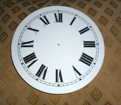 Clock dial face paper - dial, 7"