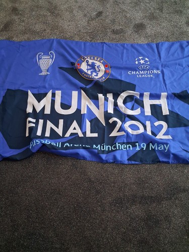 Chelsea munich final flag