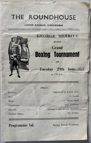 1965 programme signed - 1965,