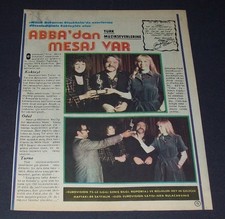 ABBA Turkish 1975 Magazine