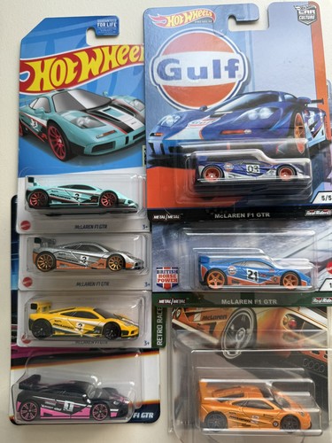 Hot wheels mclaren gtr - x7,