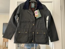 Navy Blue Wax Ladies Jacket -