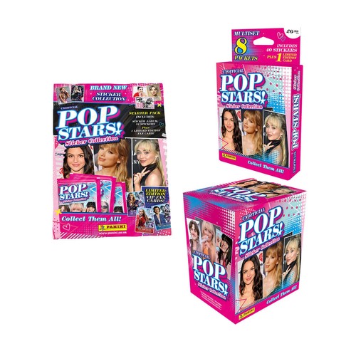 Panini pop stars - pop, sticker