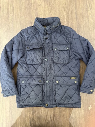 Zara boys navy blue quilted - zara,