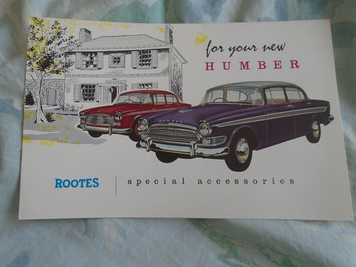 Humber special accessories - special,