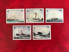 ALDERNEY 1987 MNH SHIPWRECKS OIL TANKER STEAM SHIP YACHT SCHOONER
