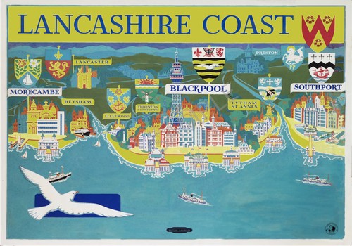 Vintage railway poster - railway,