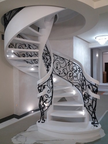 Exclusive oak curved staircase - exclusive,