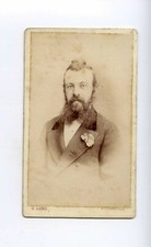 (KJh7029-100) REAL PHOTO CDV,UNKNOWN MAN,HENRY LORD,HUDDERSFIELD,VGC