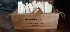 BIG WOODEN STORAGE CRATE BOX LONDON FIRESIDE KINDLE STORE FIREPLACE FIRE HARTH 