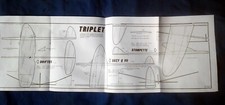 TRIPLET - 3 CHUCK GLIDER PLANS - Drifter, Suzy Q & Stompette. from Aeromodeller