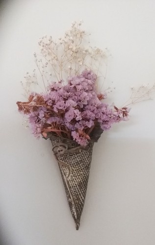 Wall hanging pottery cone - hanging,