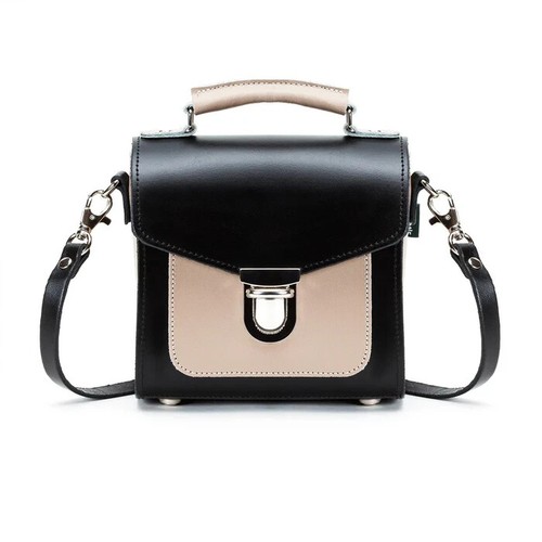 Leather crossbody sugarcube - crossbody,