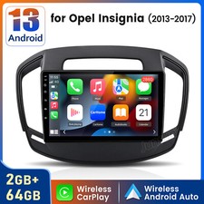 64GB For Vauxhall Insignia 2013-2017 Apple Carplay Car Stereo Radio Android 13