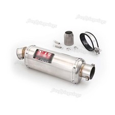 Motocycle Universal Exhaust Muffler Silencer Dirt Bike Slip On 38-51mm End Pipe