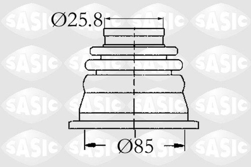 4003408 sasic bellows kit - sasic,