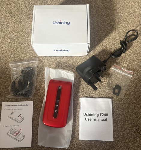 Ushining f240 big button flip - button,
