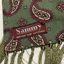 Sammy Vintage Retro Mod Suede head Scarf Paisley Print