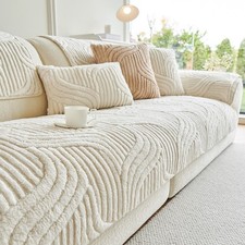 Thick Plush Sofa Cover 1-4