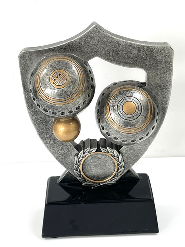 Vintage bowls trophy resin new - bowls,