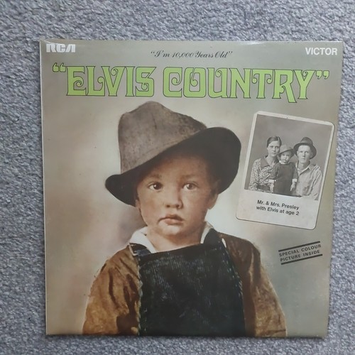 Elvis country vinyl record - country,