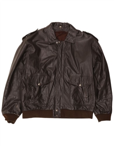 Vintage mens military - mens, leather