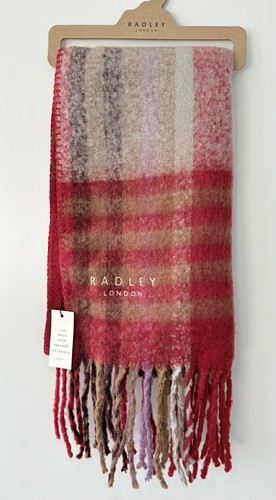 Radley fluffy check red - radley,