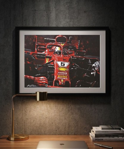 Sebestian vettel ferrari - sebestian, a3