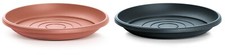 Round Plastic Water Plant Pot Saucer Trays Terracotta Anthracite 13sizes 9-54cm