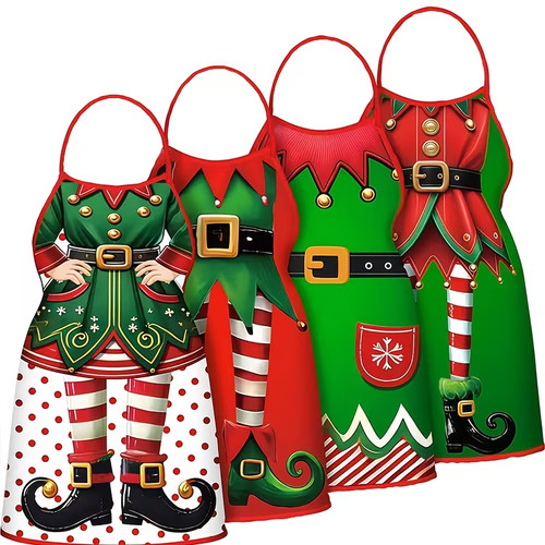 Christmas apron elf - 1, x