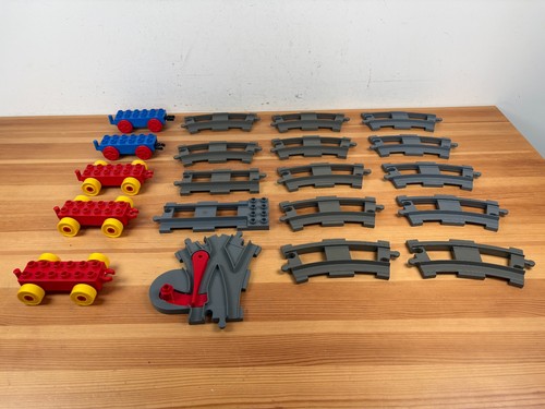 Lego duplo grey train - duplo, track