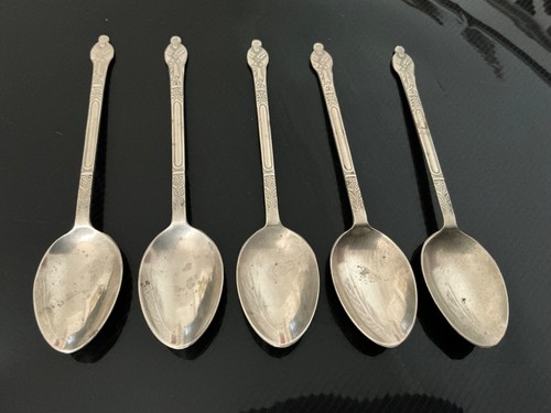 Apostle spoons - 5,